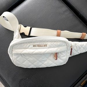 MZ WALLACE Belt Bag - Pearl Metallic
